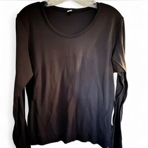 Lululemon Athletica Breeze By Black Long Sleeve T-Shirt size 10